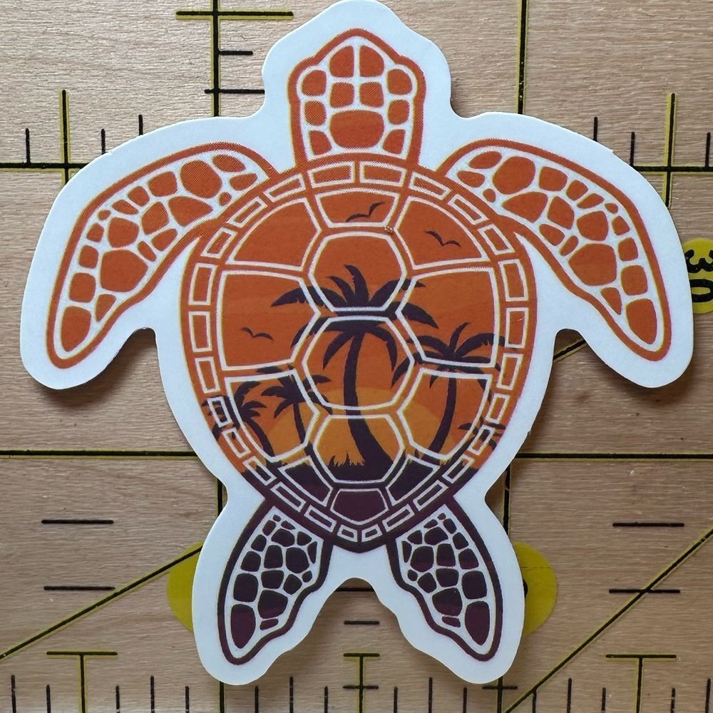 🧡25/$25 +Bundle Sticker Sale & Free Shipping | Turtle Waterproof Sticker